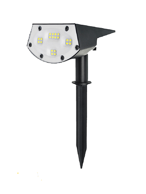 APLIQUE SOLAR LED DOBLE FUNCION PARED O ESTACA 1,2W 20 LEDS