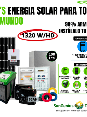 KIT NEVERA 100LT SOLAR